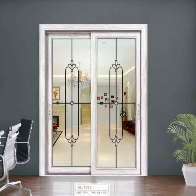 中山阳台厨房推拉门移门厂家定制客厅推拉门双层钢化玻璃推拉移门