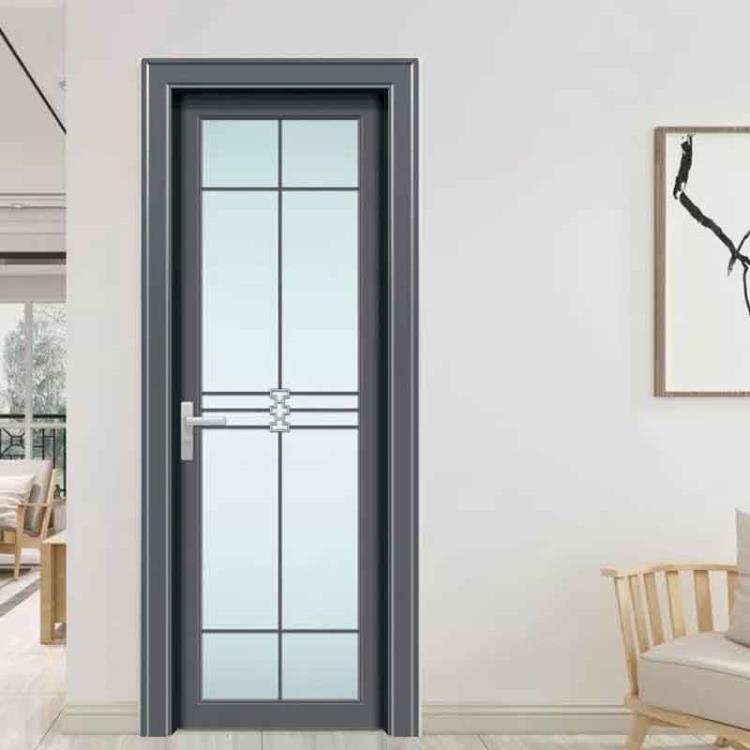 公寓铝合金卫生间门 佛山厂家定制铝合金洗手间门厕所门工程门