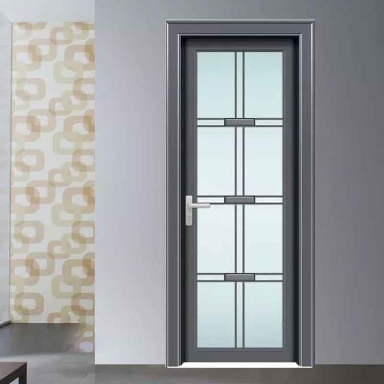公寓铝合金卫生间门 佛山厂家定制铝合金洗手间门厕所门工程门