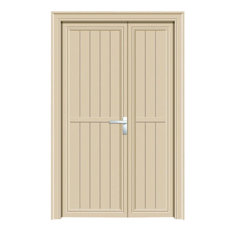 佛山厂家定制钛镁铝合金子母门对开门钛镁铝合金双层钢化玻璃门