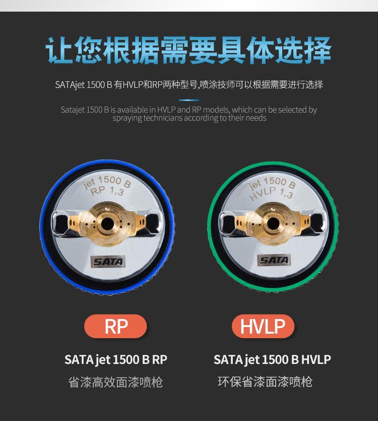 德国sata萨塔satajet1500bhvlp喷枪