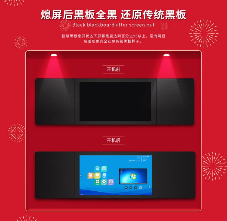 中異科技安陽市智慧校園86寸智能納米黑板
