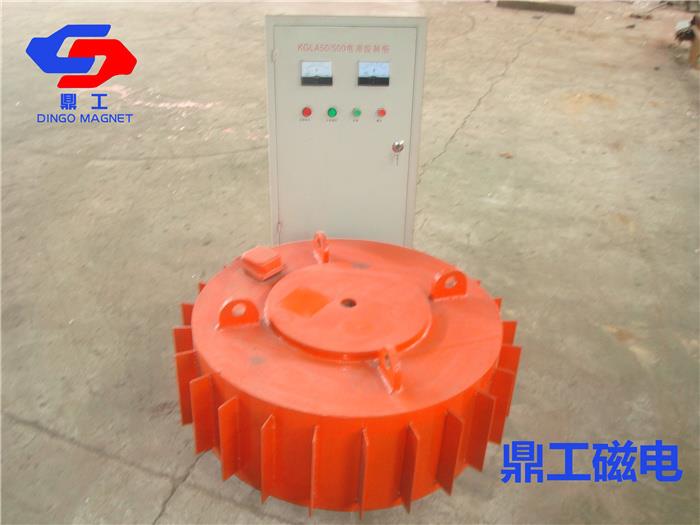 pdcz系列盘式自卸式电磁除铁器生产供应商鼎工磁电