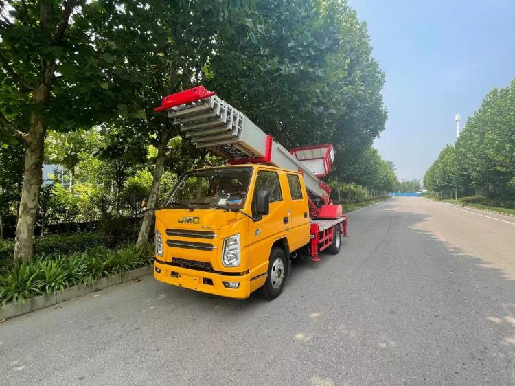 小型云梯车报价 家装上料云梯车 伸缩式云梯车