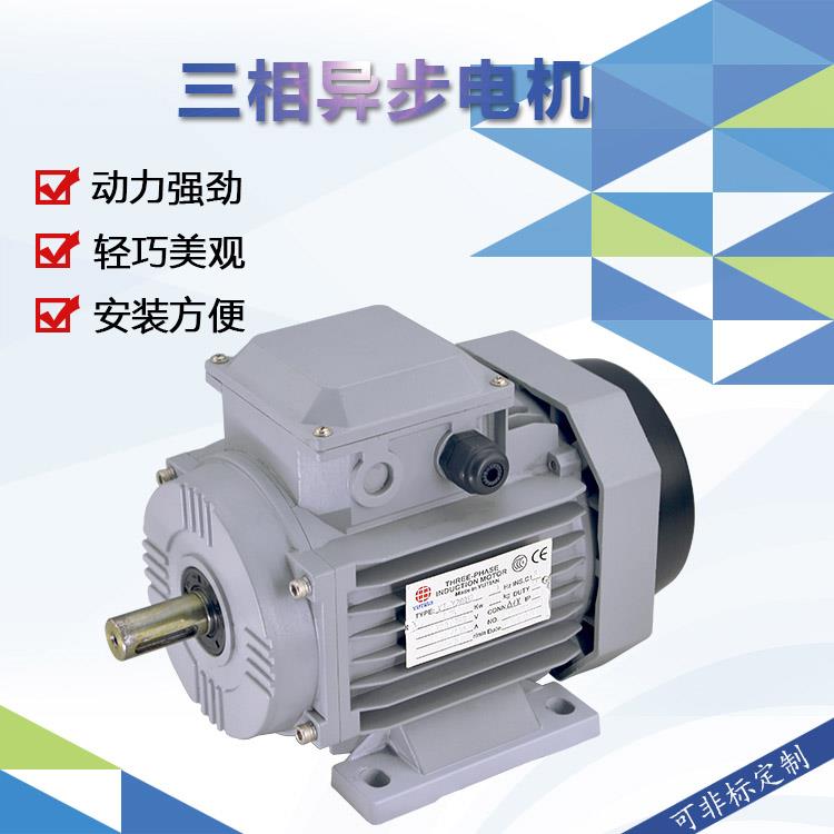 220V鋁殼馬達(dá) 1100W三相異步電機(jī)Y2804-4