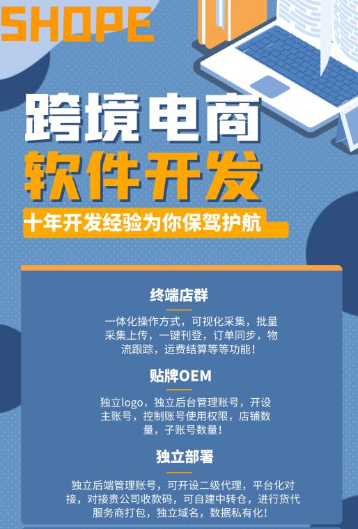 亚马逊无货源开店铺货ERP系统招商全国OEM定制