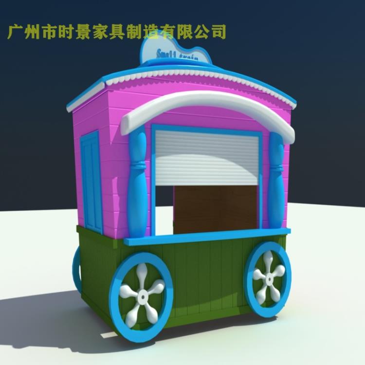 商業(yè)街售賣亭 廣場(chǎng)移動(dòng)花車 游樂園移動(dòng)手推車 奶茶車