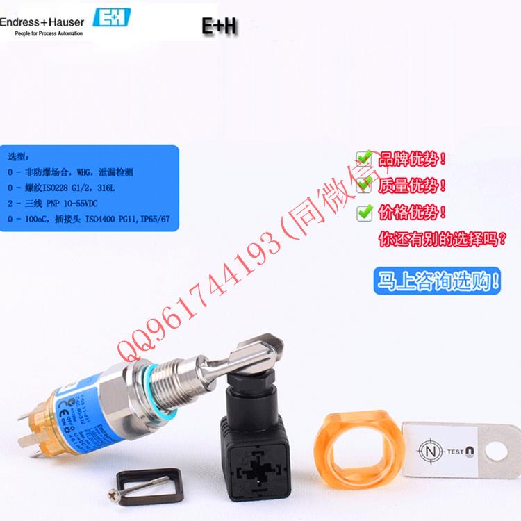 全新德国EH恩德斯豪斯FTL20-0010音叉料位检测开关