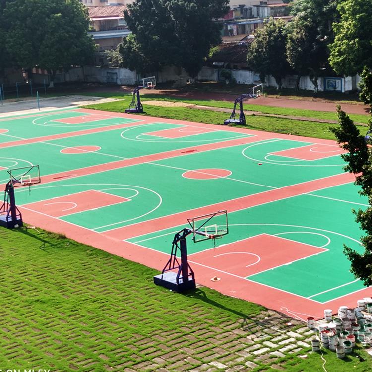 上海学校丙烯酸球场材料生产厂家