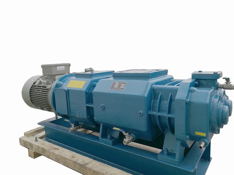 干式螺杆真空泵工作原理主要是