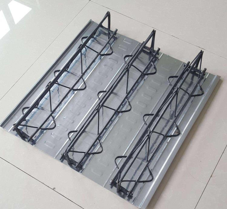 枣庄济宁商丘hb钢筋桁架楼承板钢结构楼板直接浇筑商砼