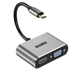 HDMI VGA USB3.0 PD3.0四合一拓展塢