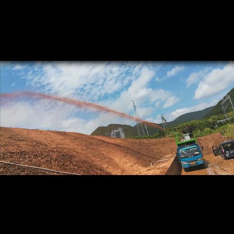 河南建特重工直銷大型客土噴播機噴土機