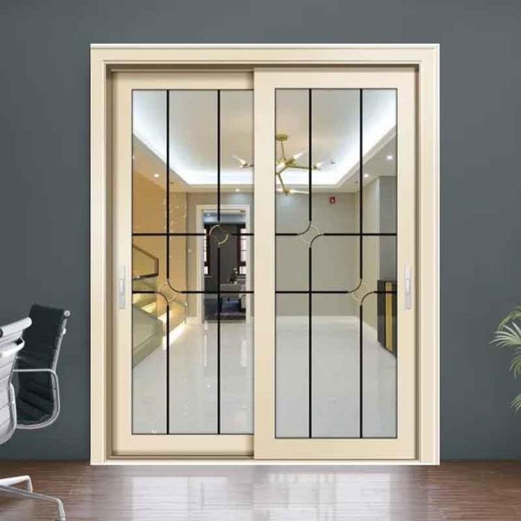 厂家客厅隔热钛镁铝合金推拉门报价 阳台隔音玻璃移门厨房吊趟门
