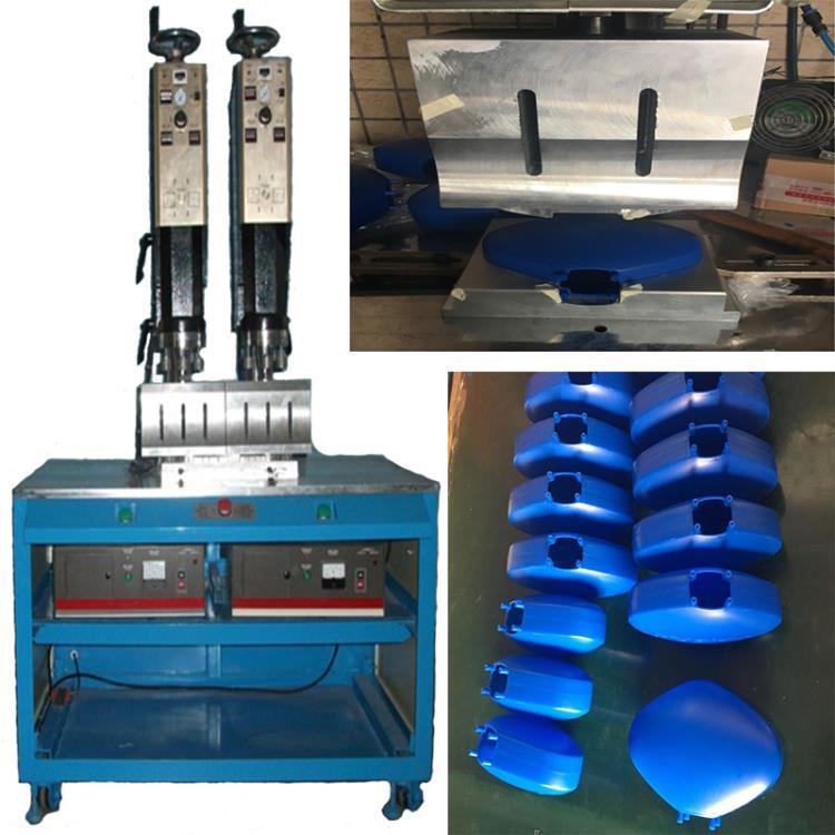 圆形活性炭滤棉双头超声波塑料焊接机