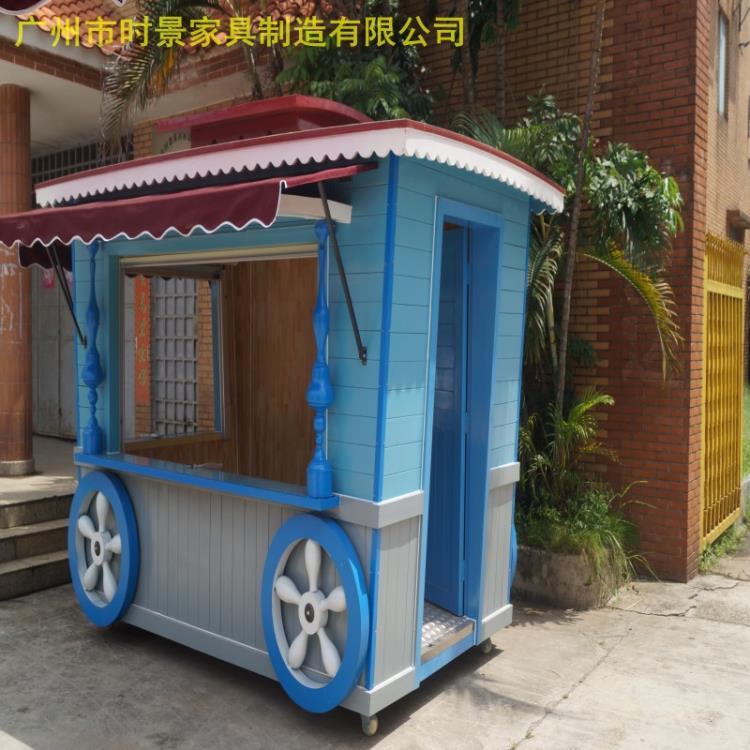 南京公園售票亭 戶外實(shí)木售賣(mài)車(chē) 售賣(mài)花車(chē)