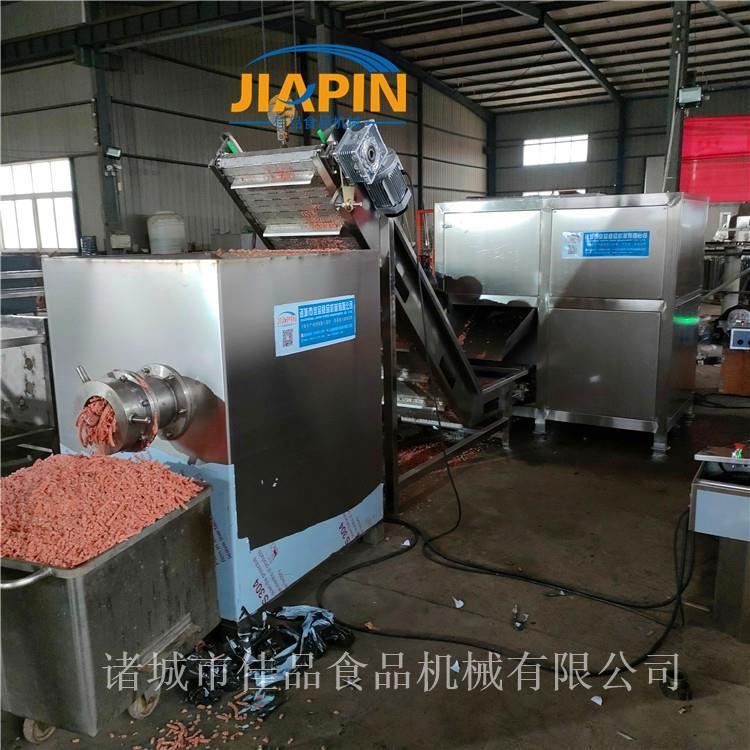 豬肝肺豬場凍板破碎絞肉機(jī)找佳品機(jī)械