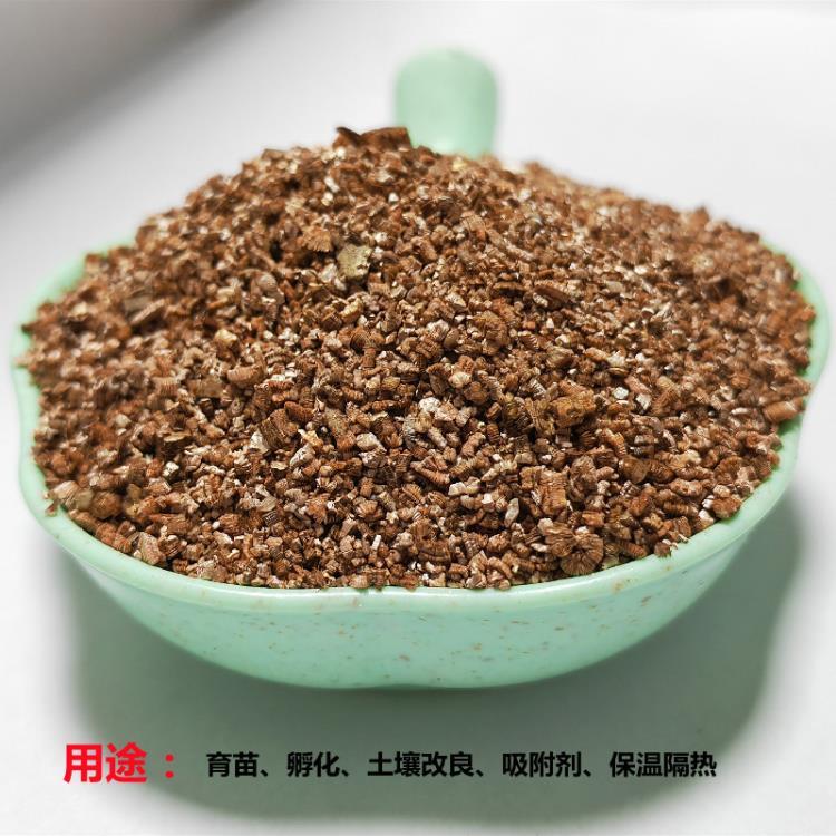 灵寿邦拓20-40目防火涂料蛭石粉汽车绝缘器材用蛭石粉