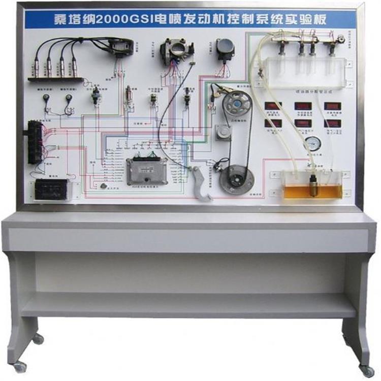 汽车理实一体化实训台桑塔纳2000电控燃油喷射系统示教板