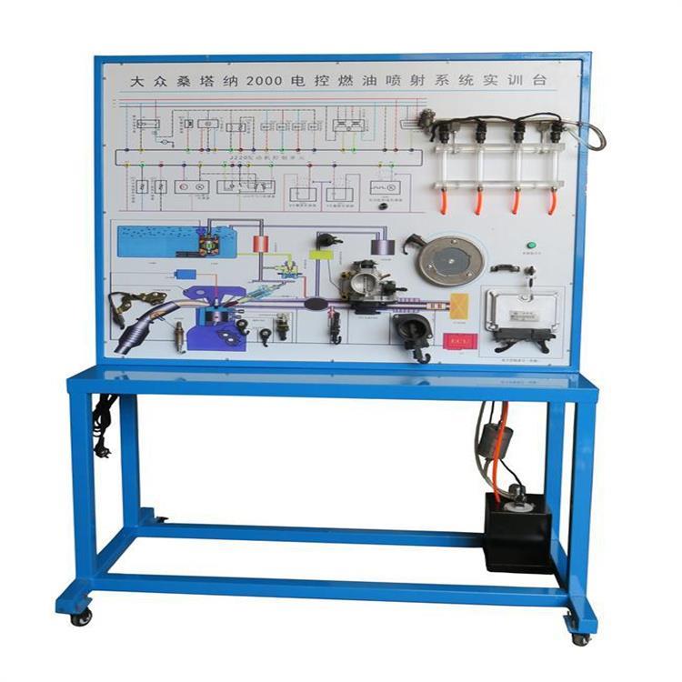 汽車維修實訓(xùn)桑塔納2000電控燃油噴射系統(tǒng)示教板汽車教學(xué)設(shè)備