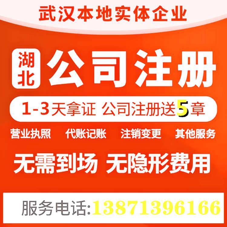 武汉工商所注册营业执照财务代理记账公司办理东湖区注册公司