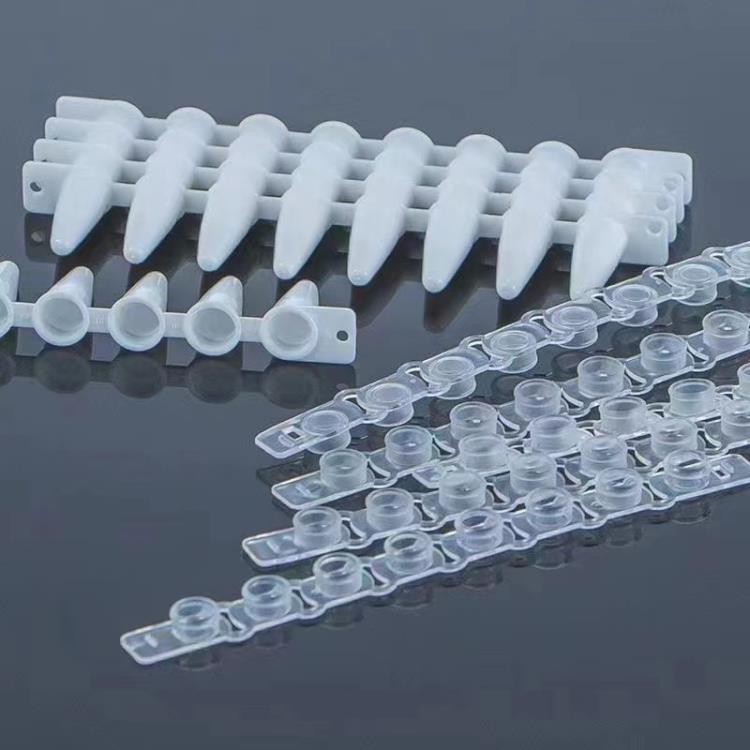 PCR8聯(lián)排管  0.2ml 0.1mI平蓋 透明