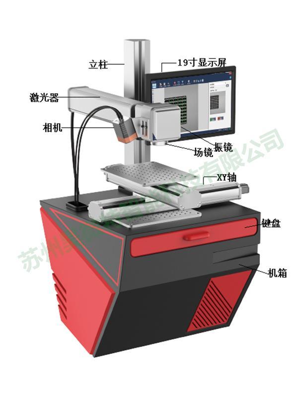 蘇州昊微特視覺定位激光打標機 打碼機 外包裝標識設備