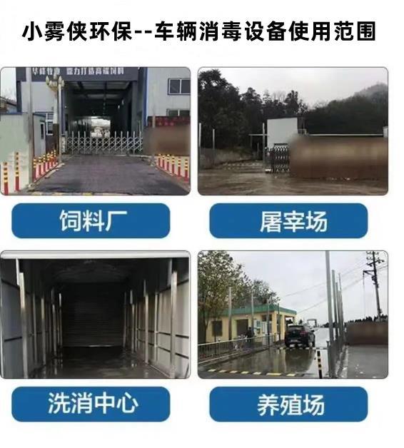 地磁感应车辆消毒设备 养殖场门口车辆消毒 喷雾设备生产厂家