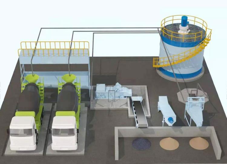搅拌站污水零排放系统 分离骨料更精细 效率高