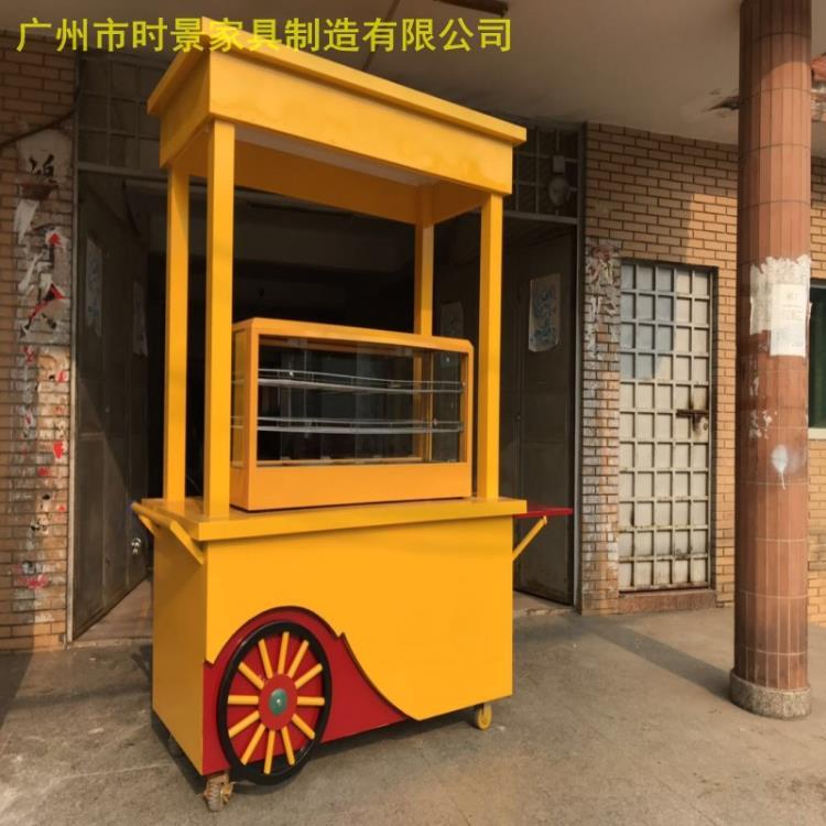 歐式商亭小賣部攤位 移動(dòng)花車售賣車