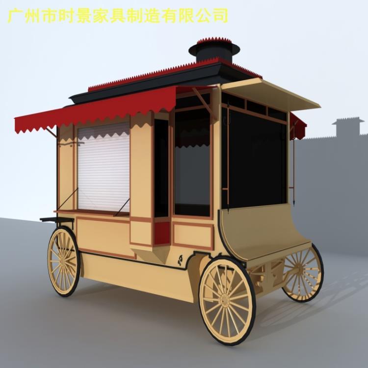 戶外移動(dòng)售賣車 餐飲售賣車 可裝空調(diào)