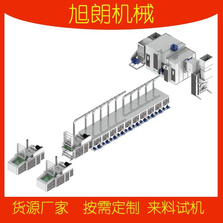 旭朗小型开松机开棉机旧衣服开松处理机再生棉生产设备