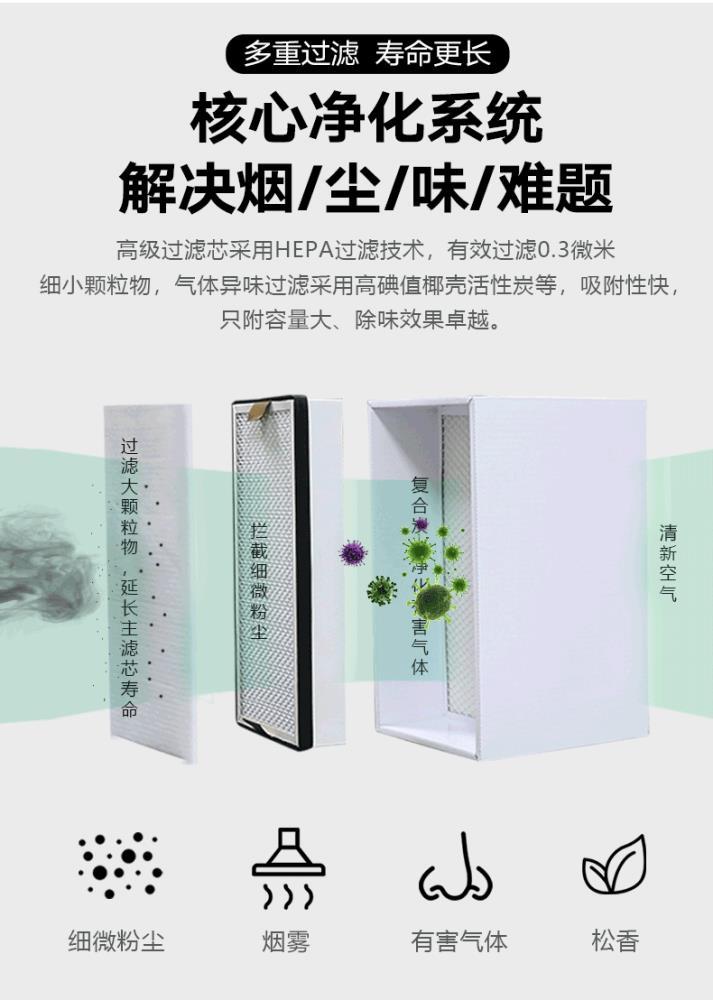 深圳艾柏蓝烟雾净化器