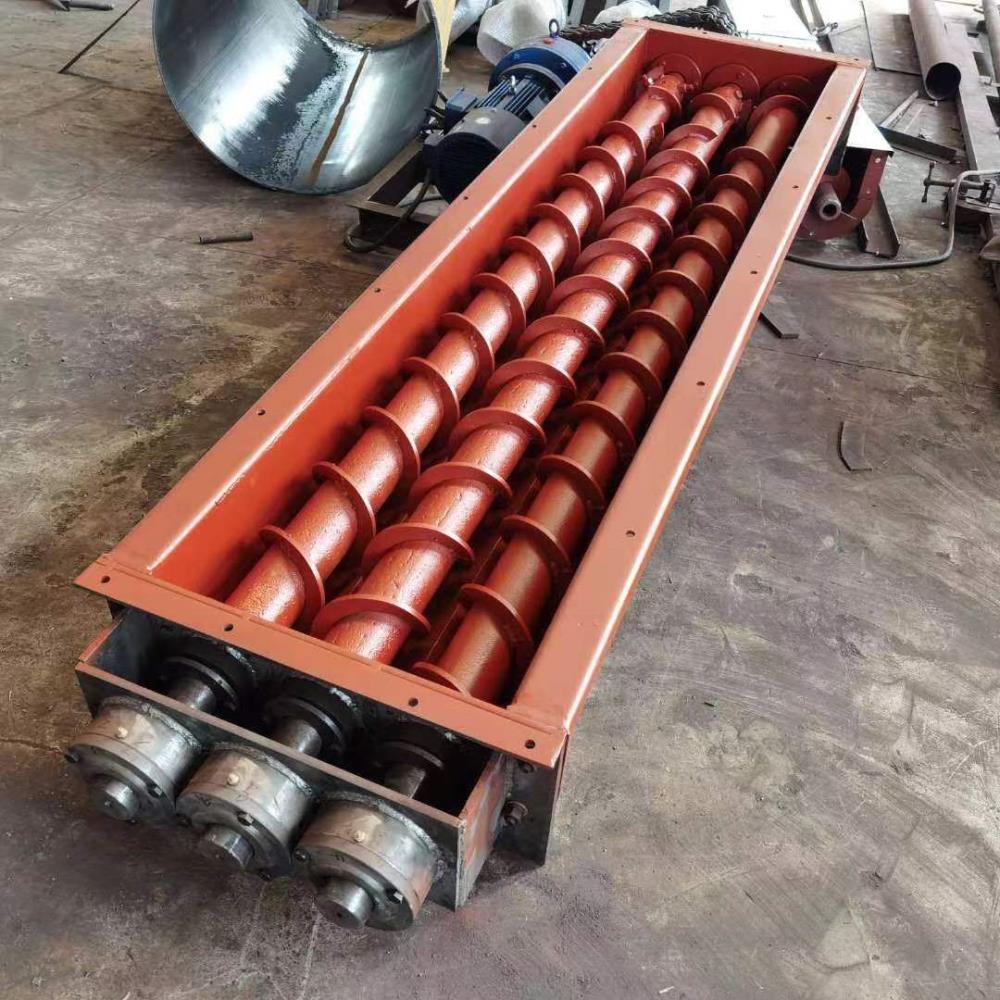 螺旋輸送機垂直皮帶板鏈絞龍LS100型號泊頭市裕恒環保牌