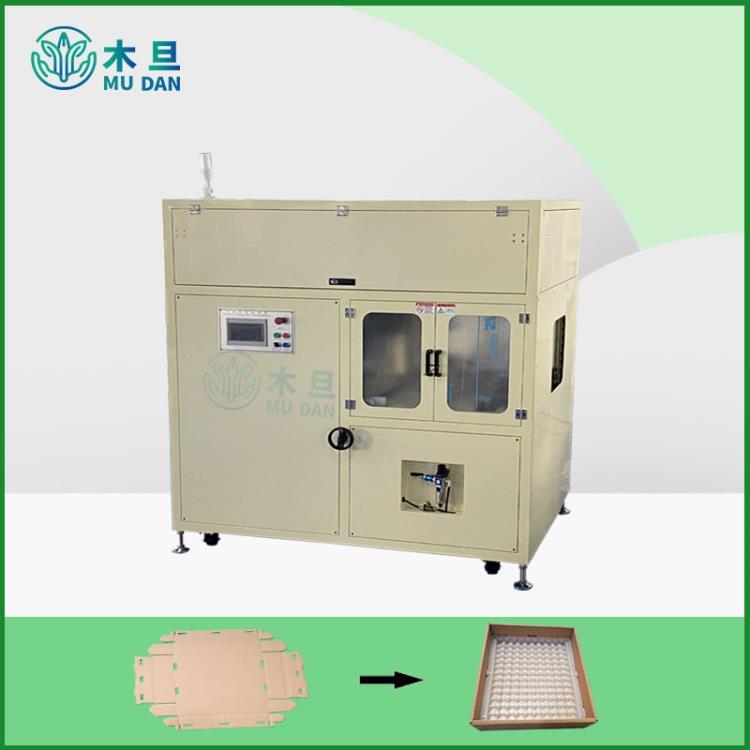 中空板贴海棉折盒机 光伏晶片胶料折盒机 后道包装整线