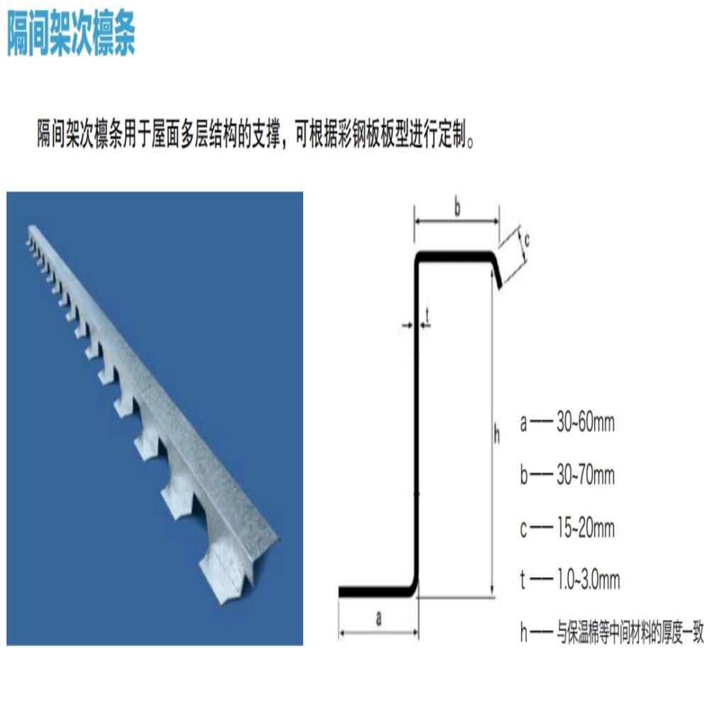 新之杰供應(yīng)屋面支撐次檁條生產(chǎn)鍍鋅冷彎件