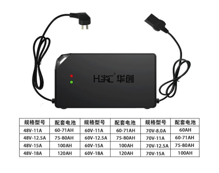 上海电动车充电器60V20AH72V96V45A铅酸充电器