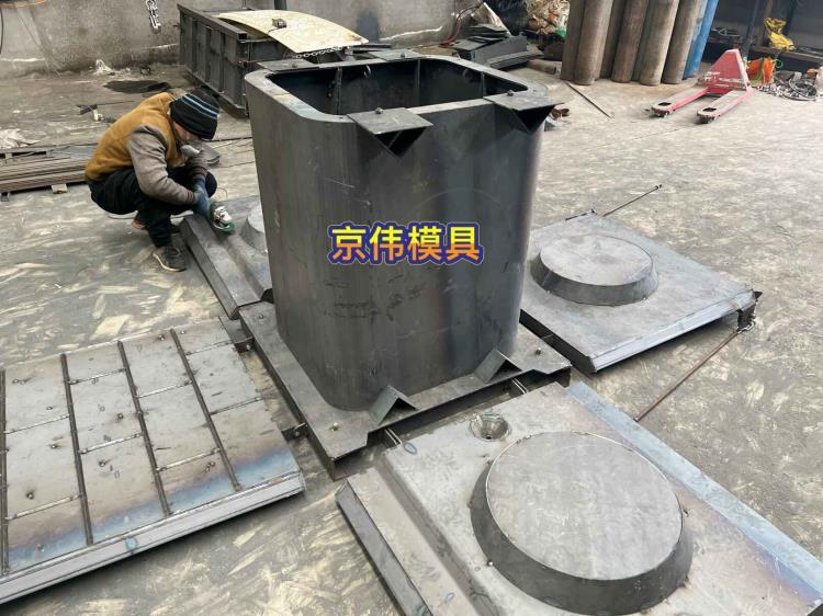 福建平铺式生态框模具堆砌式生态砌块模具京伟