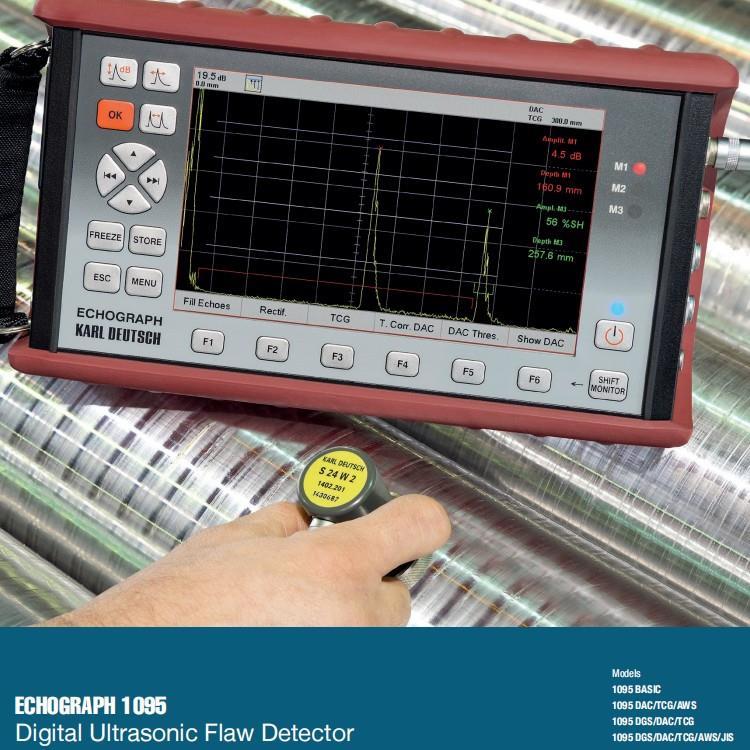 德国卡尔德意志高精度超声波探伤仪ECHOMETER1095