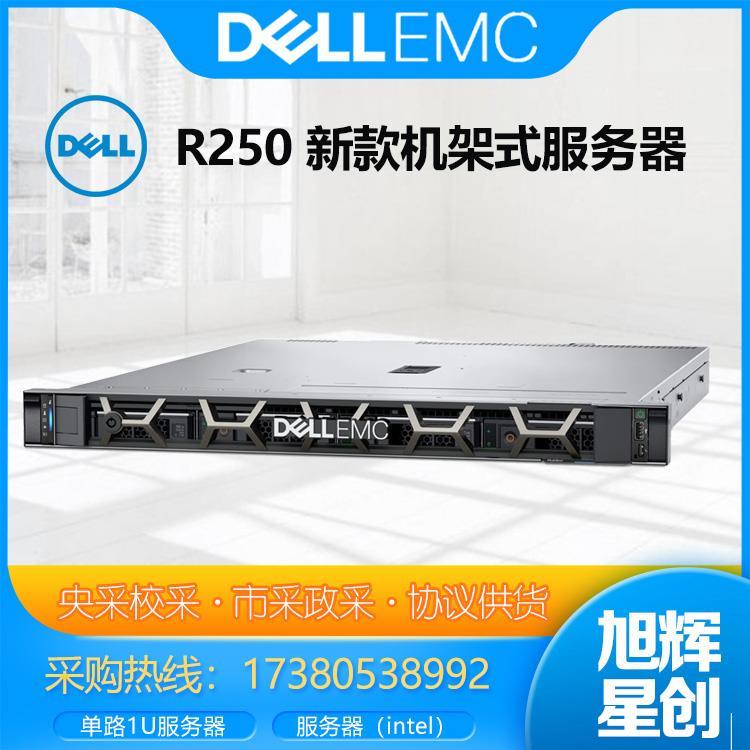 戴尔服务器代理商 DELL R250R350 IU机架式企