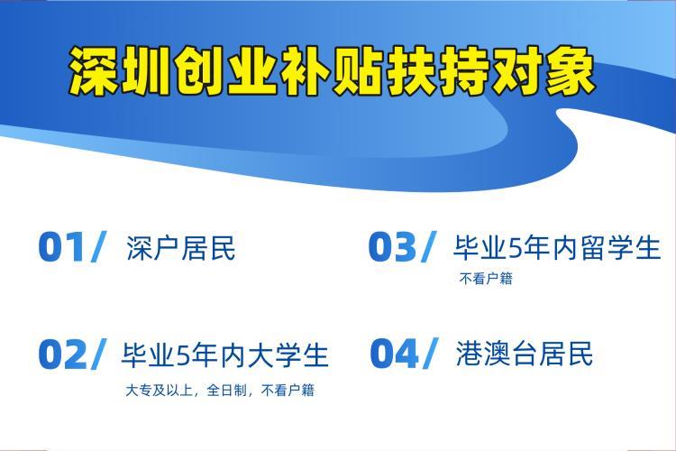 2022深圳创业补贴可以拿到多少钱  补贴条件及流程