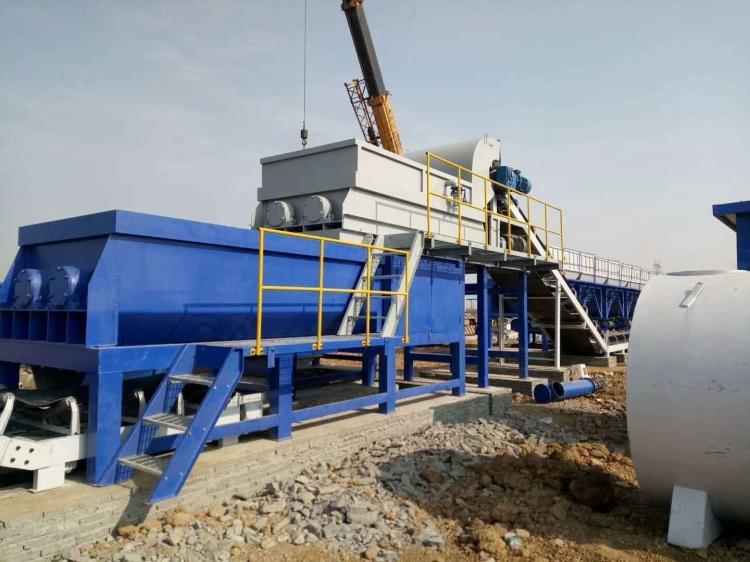 水穩雙拌缸二次拌合站-河南省中睿重工