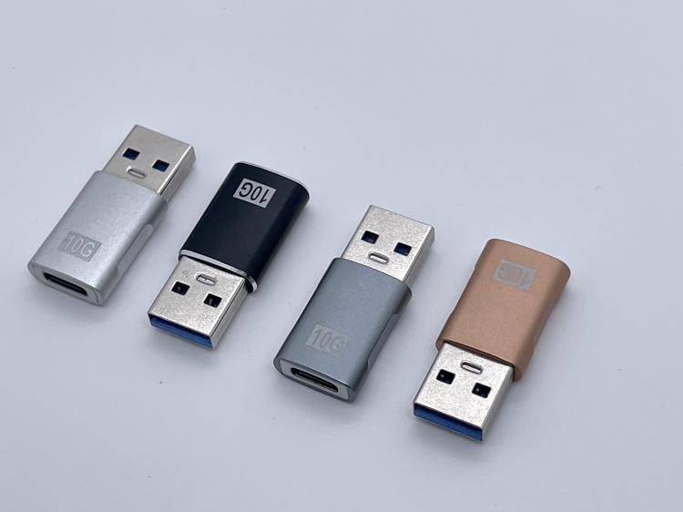 USB 3.0 转 TYPE C 3.1 双面10G转接头