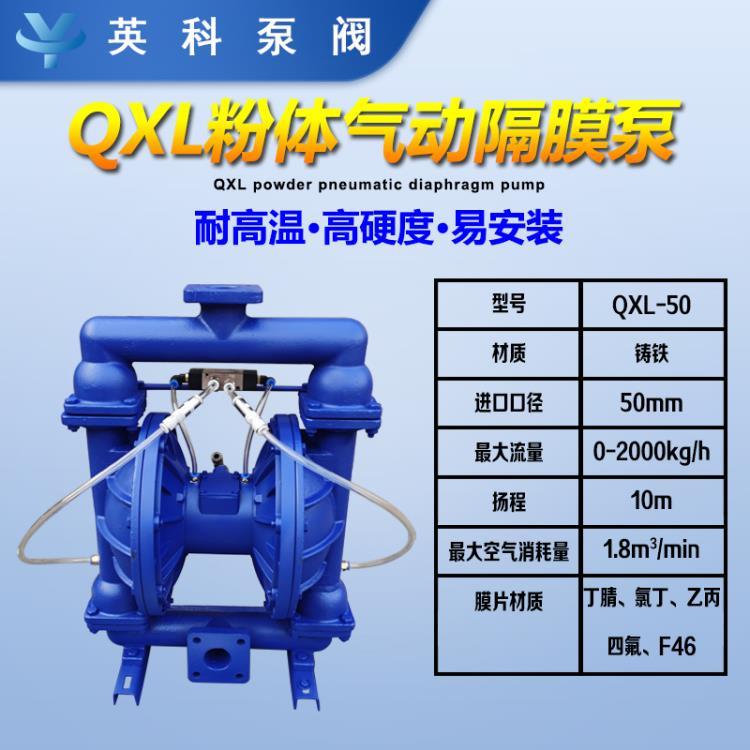 铸铁粉体气动隔膜泵