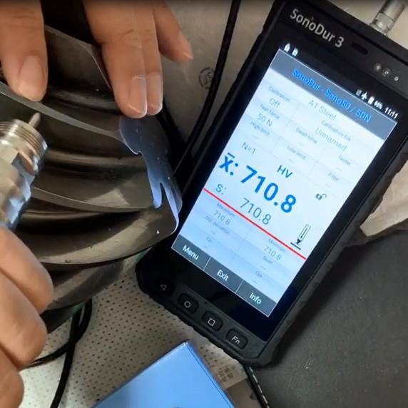 德國SonoDur航空發動機渦輪葉片硬度檢測方案