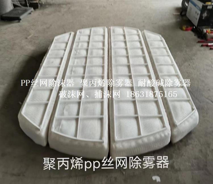 特殊材质除雾丝网PP PE PTFE 2205等丝网除沫器